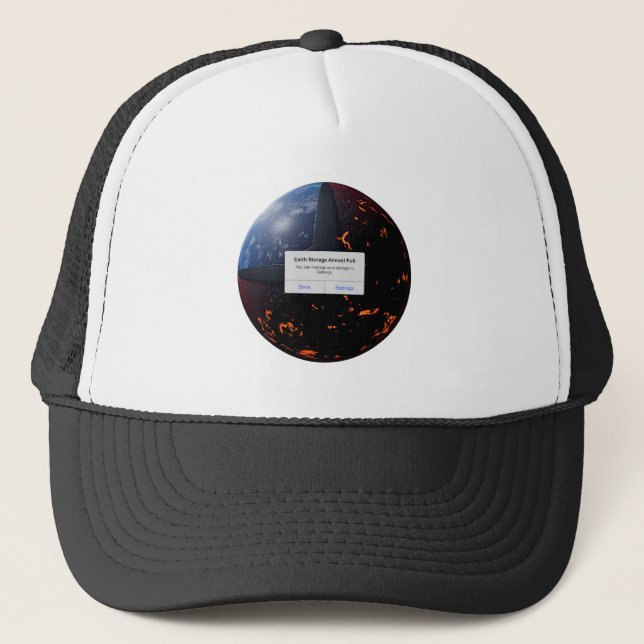 Gorra De Camionero Almacenamiento terrestre casi completo (Anverso)