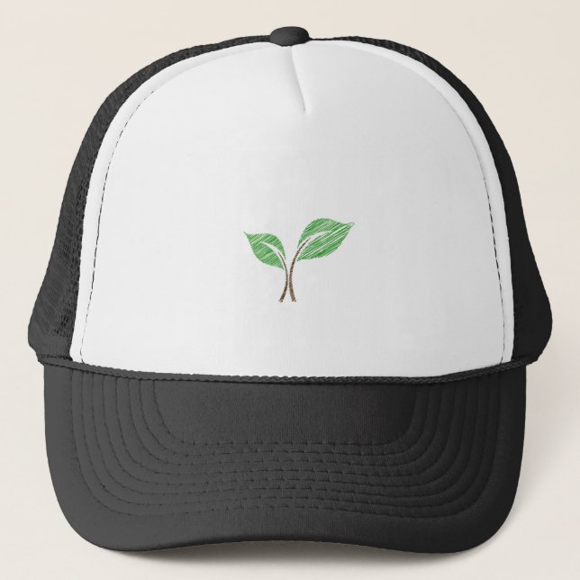 Gorra De Camionero Almácigo del bebé bosquejado (Anverso)