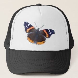 Gorra De Camionero Almirante rojo mariposa