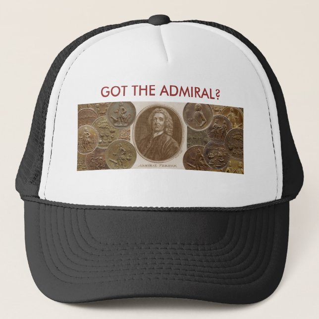 Gorra De Camionero Almirante Vernon Hat (Anverso)