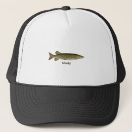 Gorra De Camionero Almizclado (muskellunge)