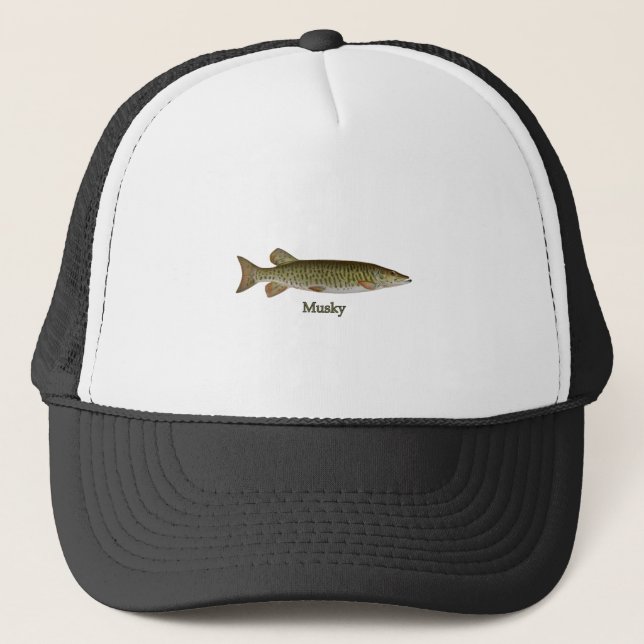 Gorra De Camionero Almizclado (muskellunge) (Anverso)