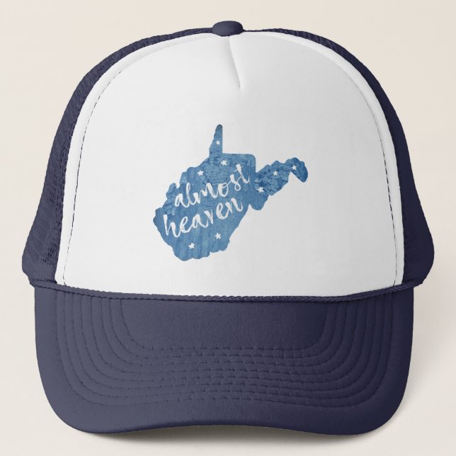 Gorra De Camionero  Almost Heaven West Virginia (Anverso)