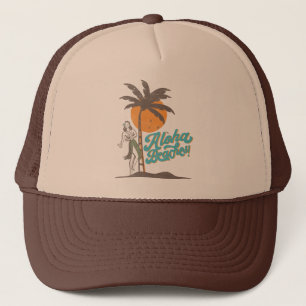 Gorra De Camionero Aloha Beach Hula Chica Hawaii Retro Hawái