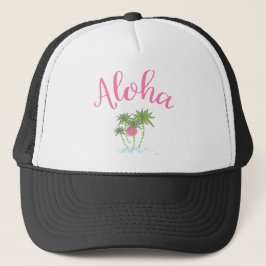 Gorra De Camionero Aloha-Beaches Guay estilo hawaiano de vacaciones