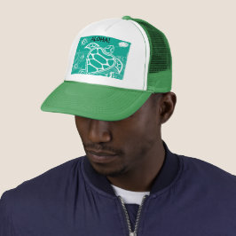 Gorra De Camionero ¡Aloha! Hawai Turtle Honu