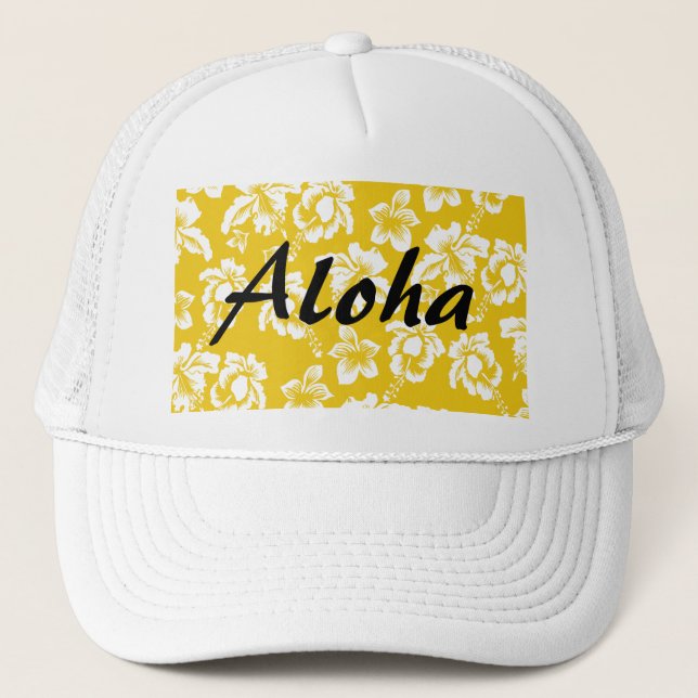 Gorra De Camionero Aloha Hawaii (Anverso)