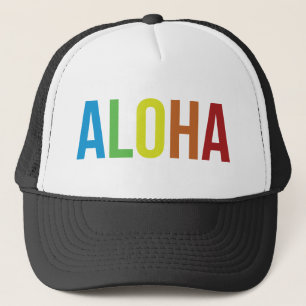 Gorra De Camionero Aloha Rainbow