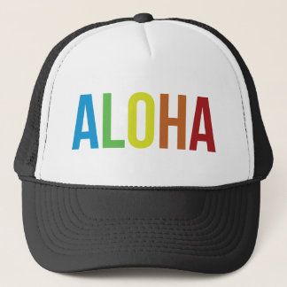 Gorra De Camionero Aloha Rainbow