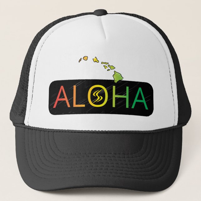 GORRA DE CAMIONERO ALOHA TRUCKER BY SIDESLIDER™ (Anverso)
