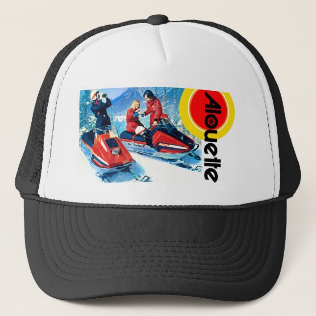 Gorra De Camionero Alouette Snowmobiles (Anverso)