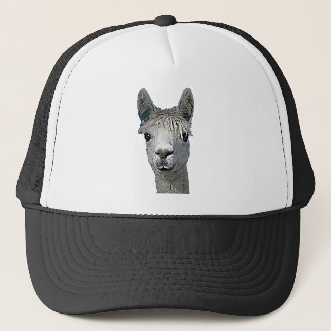 Gorra De Camionero Alpaca adorable (Anverso)