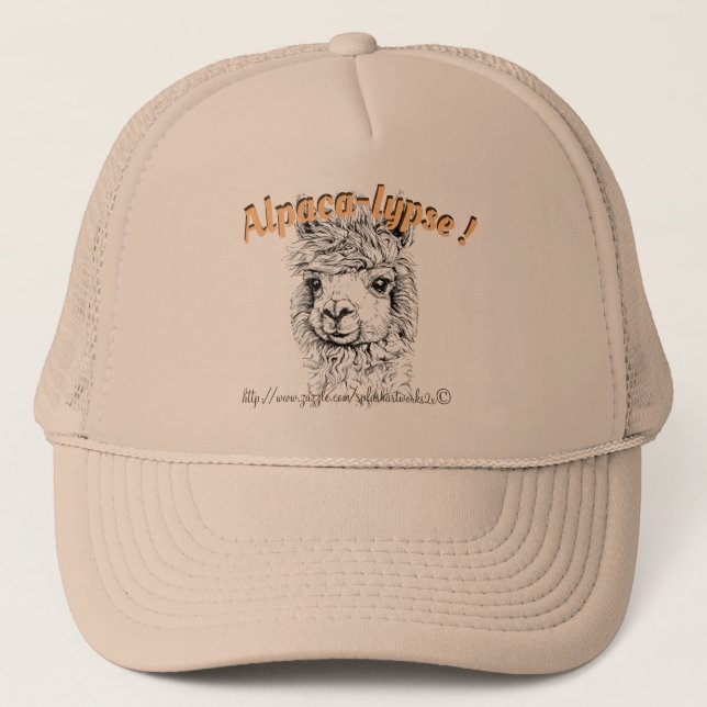 Gorra De Camionero "¡Alpaca-lypse!" (Anverso)