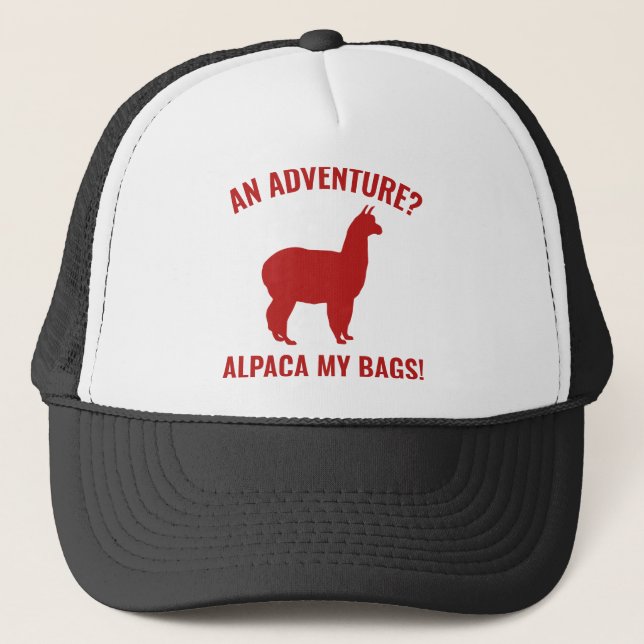 Gorra De Camionero Alpaca My Bags (Anverso)