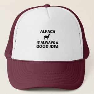 GORRA DE CAMIONERO ALPACA SIEMPRE ES UNA BUENA IDEA