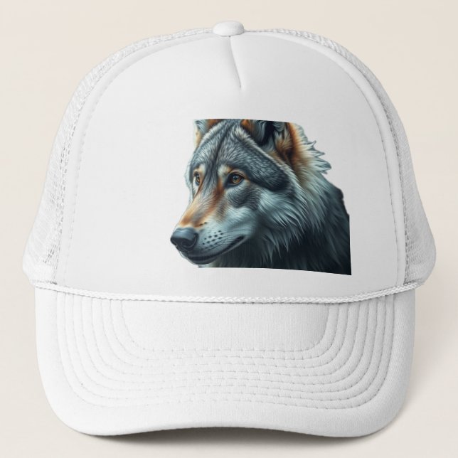Gorra De Camionero „Alpha-Wolf – König der Wildnis“ (Anverso)