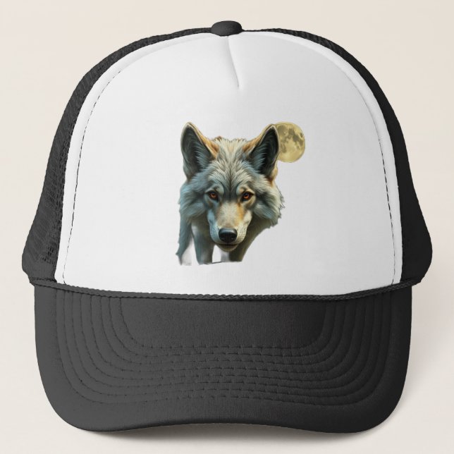 Gorra De Camionero „Alpha-Wolf – König der Wildnis“ (Anverso)