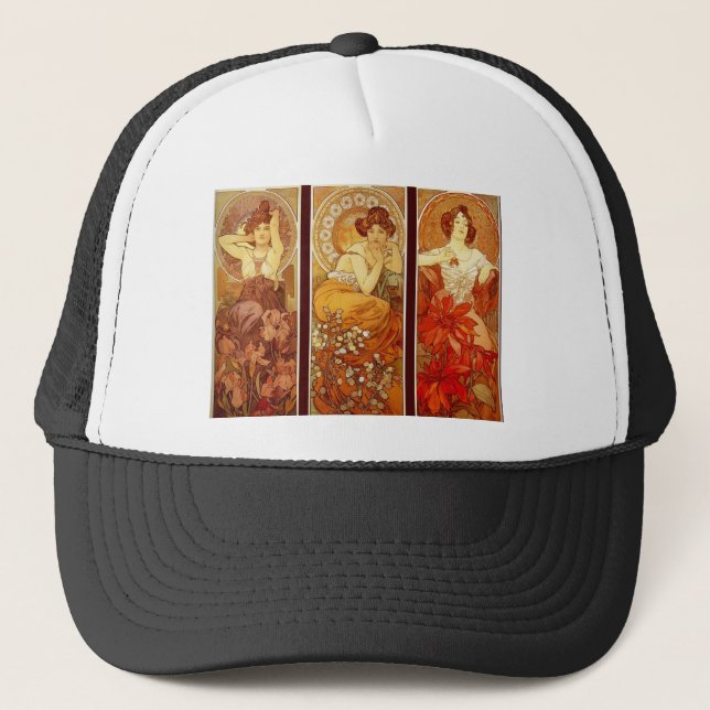 Gorra De Camionero Alphonse Mucha (Anverso)