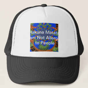 Gorra De Camionero Alquimia de Acacia: No soy alérgico al arte popula