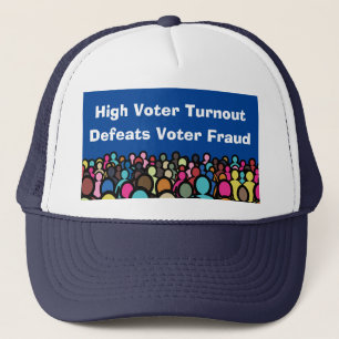 Gorra De Camionero Alta participación electoral derrota al fraude ele