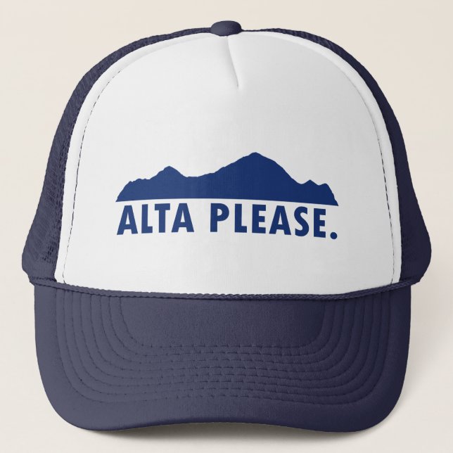 Gorra De Camionero Alta por favor (Anverso)