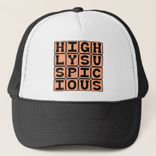 Gorra De Camionero Altamente Sospechoso, Estar Alerta