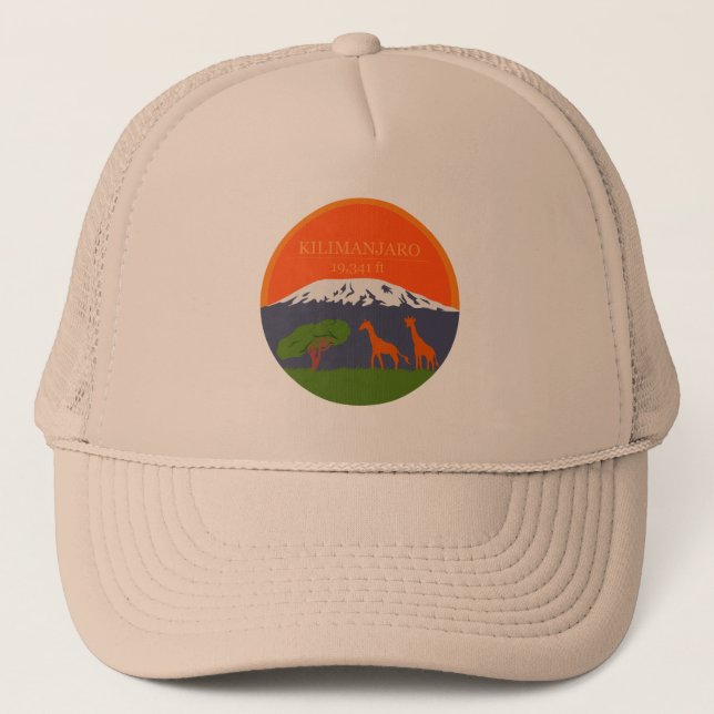 Gorra De Camionero Altitud de Kilimanjaro (Anverso)