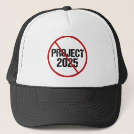 Gorra De Camionero Alto al proyecto político anti Trump 2025