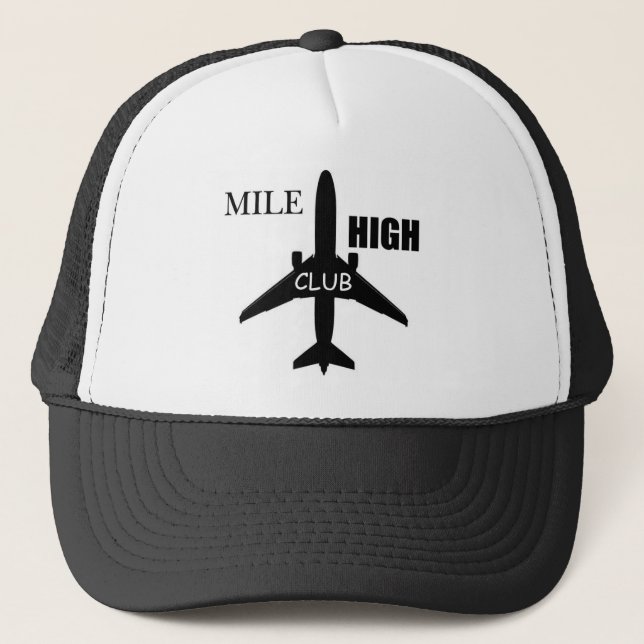 Gorra De Camionero Alto club de la milla (Anverso)