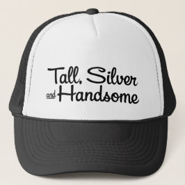 Gorra De Camionero Alto, de plata y hermoso