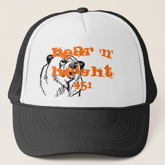 Gorra De Camionero Altura 451 del oso "n" (Anverso)