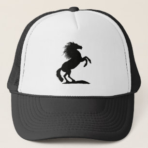 Gorra De Camionero Alzando el semental negro -