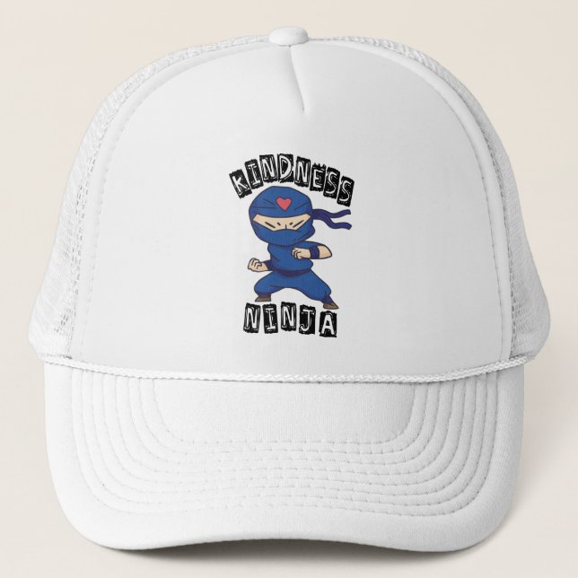 Gorra De Camionero Amabilidad Ninja, lucha contra el acoso (Anverso)
