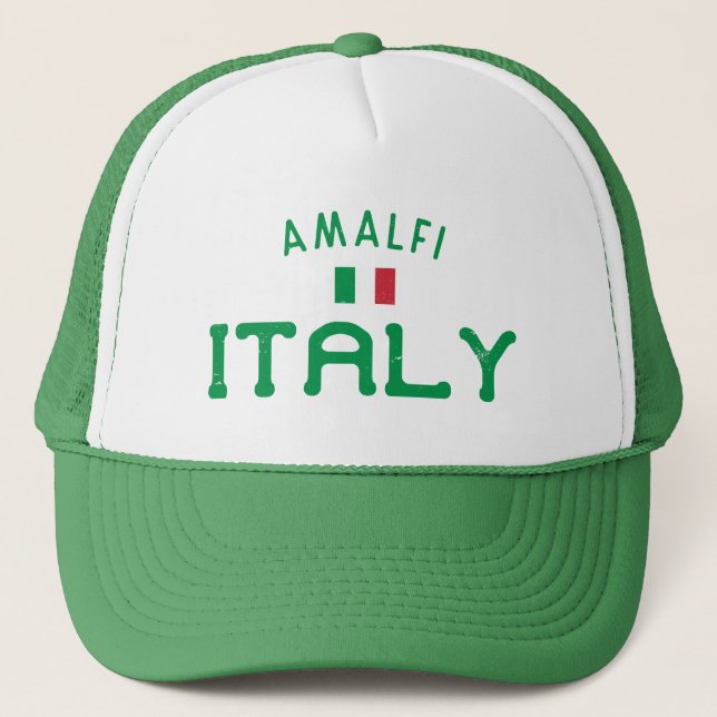 Gorra De Camionero Amalfi Italia en problemas (Anverso)