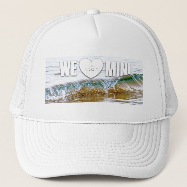 Gorra De Camionero Amamos mini ondas (Anverso)