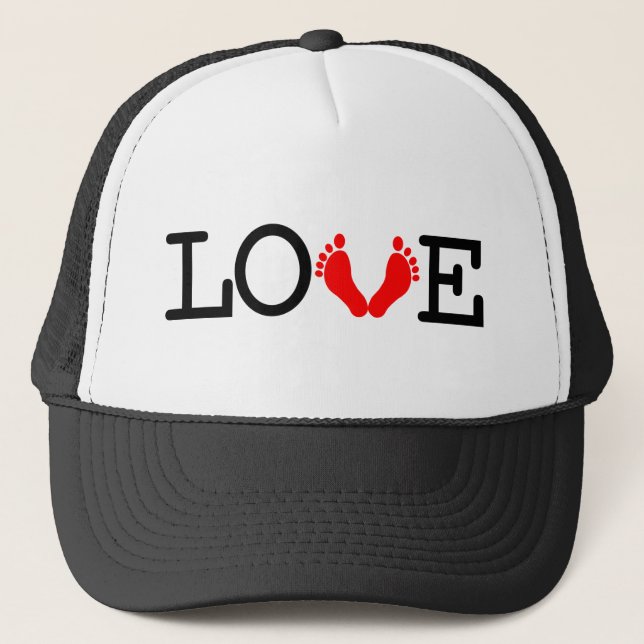Gorra De Camionero Amándome algunos - rojo (Anverso)
