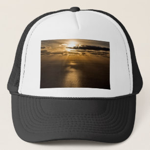 Gorra De Camionero Amanecer por encima del océano Atlántico