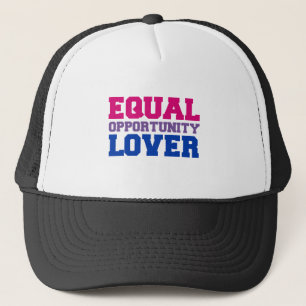 Gorra De Camionero Amante de igualdad de oportunidades
