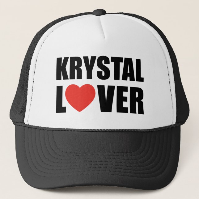 Gorra De Camionero Amante de Krystal (Anverso)