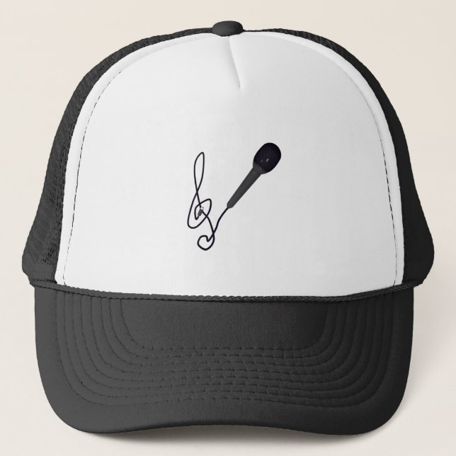 Gorra De Camionero amante de la música (Anverso)