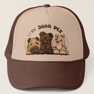 Gorra De Camionero Amante de Shar Pei del chino