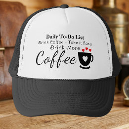 Gorra De Camionero Amante del café, tómate las cosas con calma en neg