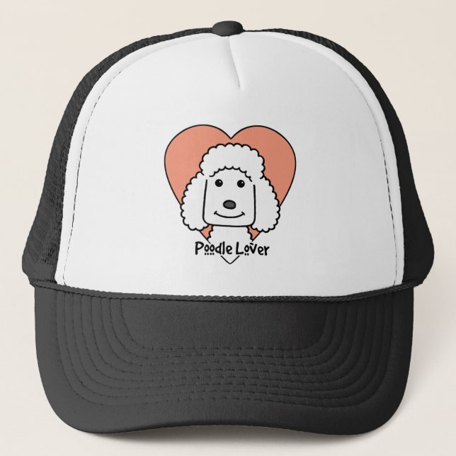 Gorra De Camionero Amante del caniche (Anverso)