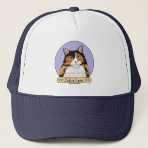 Gorra De Camionero Amante del gato calico