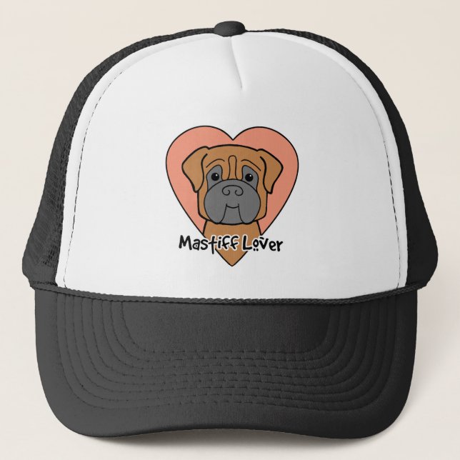 Gorra De Camionero Amante del mastín (Anverso)