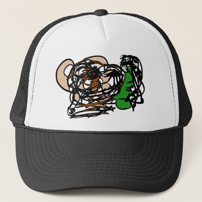 Gorra De Camionero Amante del oso (Anverso)