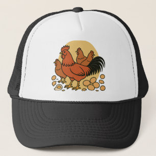 Gorra de camionero amante del pollo