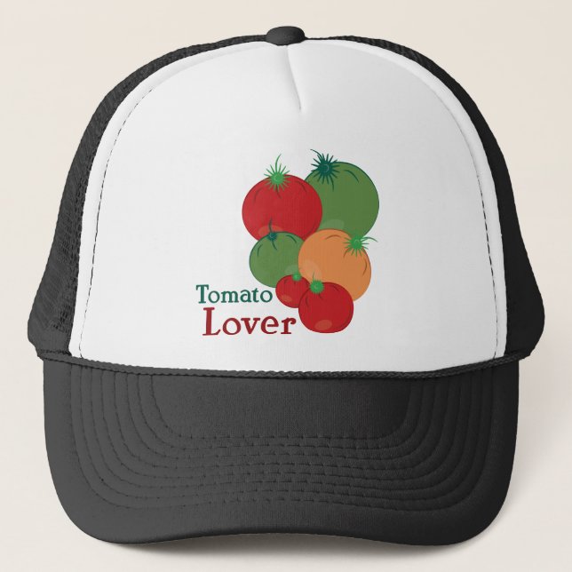 Gorra De Camionero Amante del tomate (Anverso)