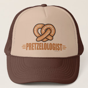 Gorra De Camionero Amante divertido del pretzel