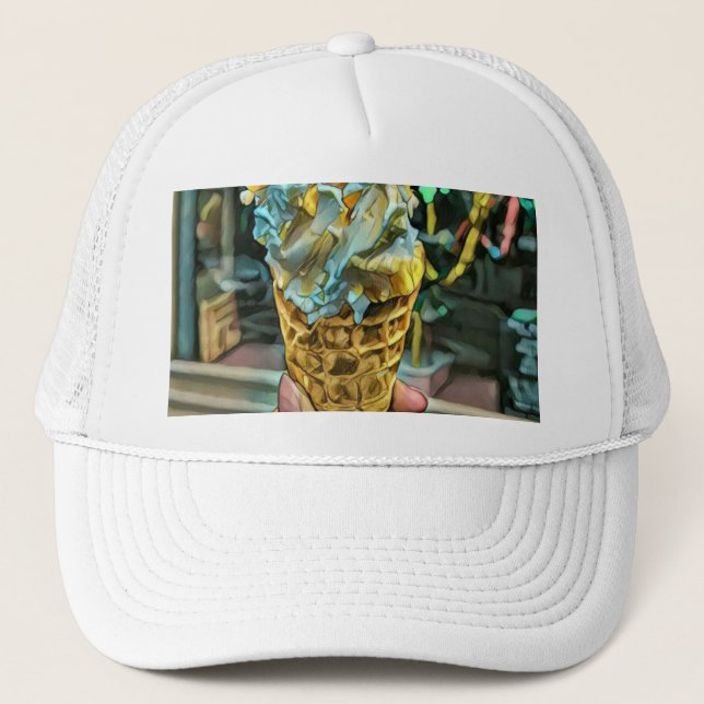 Gorra De Camionero Amantes de helados de verano (Anverso)